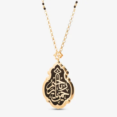 925K Silver Necklace Kabah Covered Kandil | Without Stone - Image 5