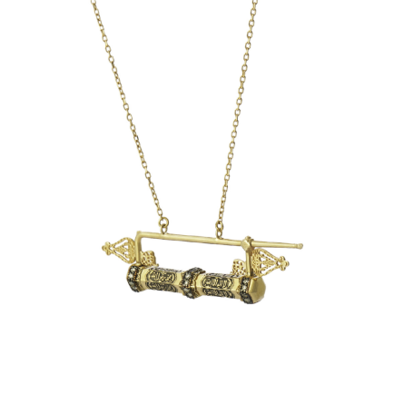 18K Gold Key to the Kaaba Necklace - Image 2