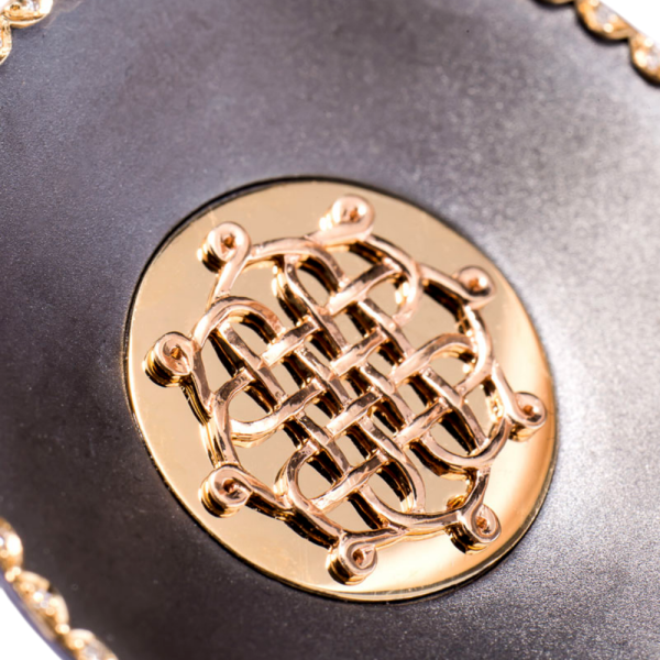 18-karat gold, diamond and ruby-detailed Holy Seal Necklace