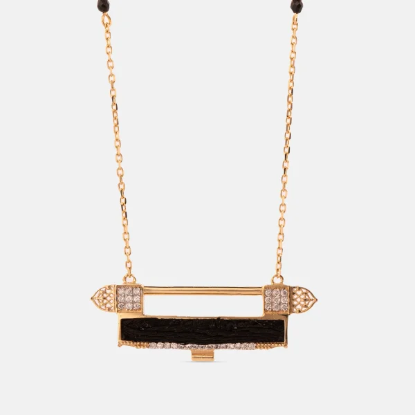 18 Ayar Altın Pırlantalı Kâbe Örtülü Kolye Işık Seli GKS211-GWWZ 18 Ayar Altın Pırlantalı Kâbe Örtülü Kolye Işık Seli