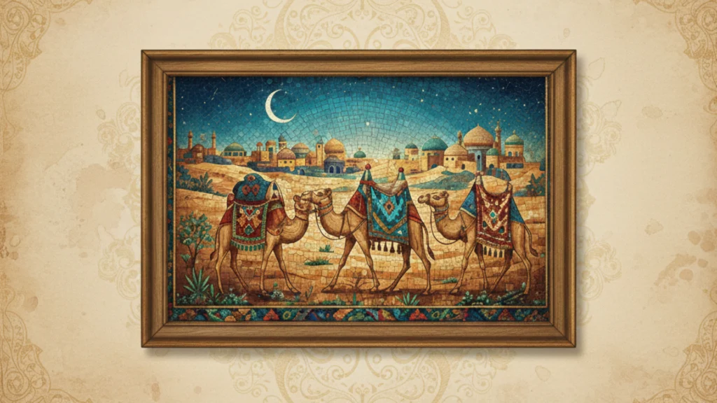 Kiswah İslami mücevherat koleksiyonu; altın bilezik, zümrüt kolye ve küpelerden oluşan lüks sergi.